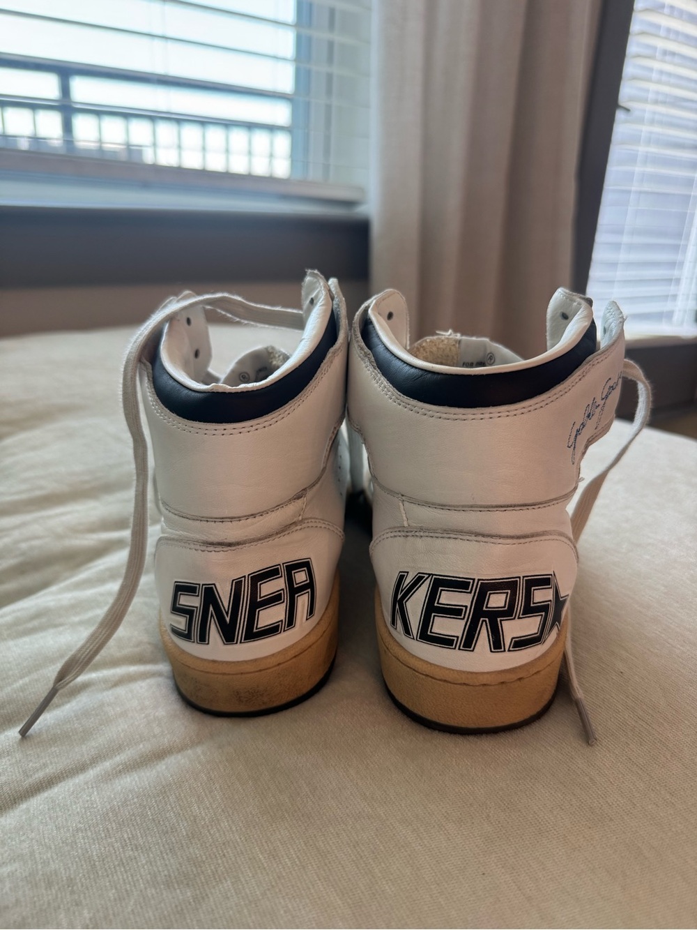 Golden Goose Women’s Sky Star High Top Sneakers - Picture 3 of 3